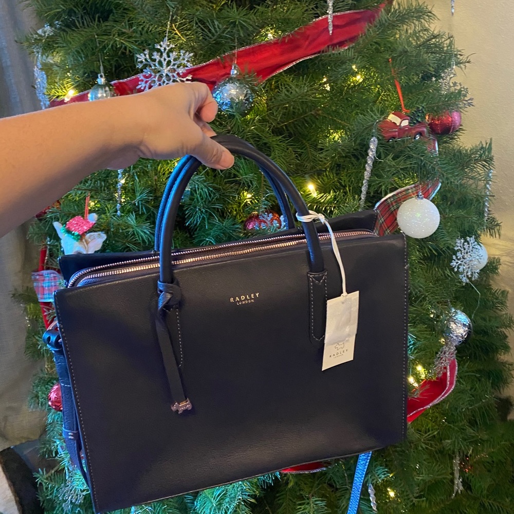 Radley London L Arlington Court Satchel charcoal